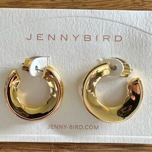 Jenny Bird Gold Hoop Earrings